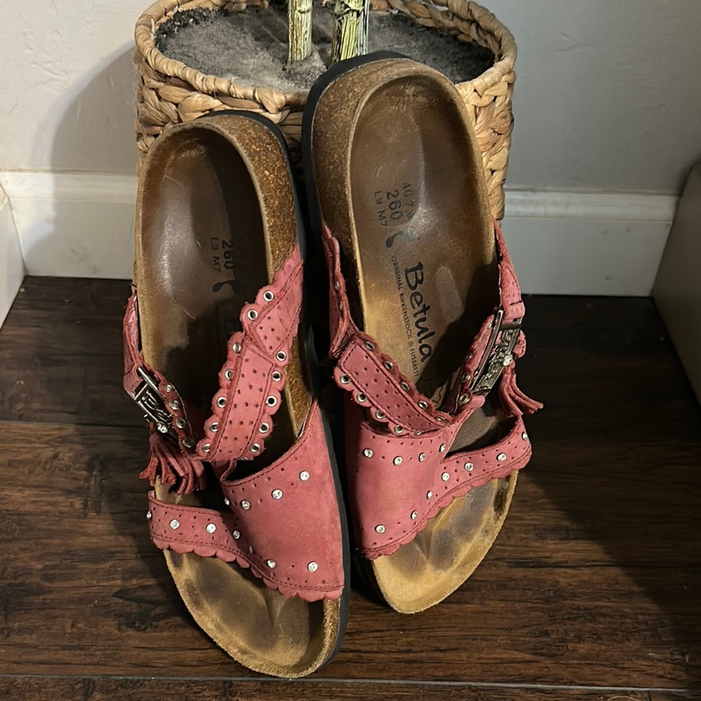 Birkenstock Pink Sandals Comfortable Footwear